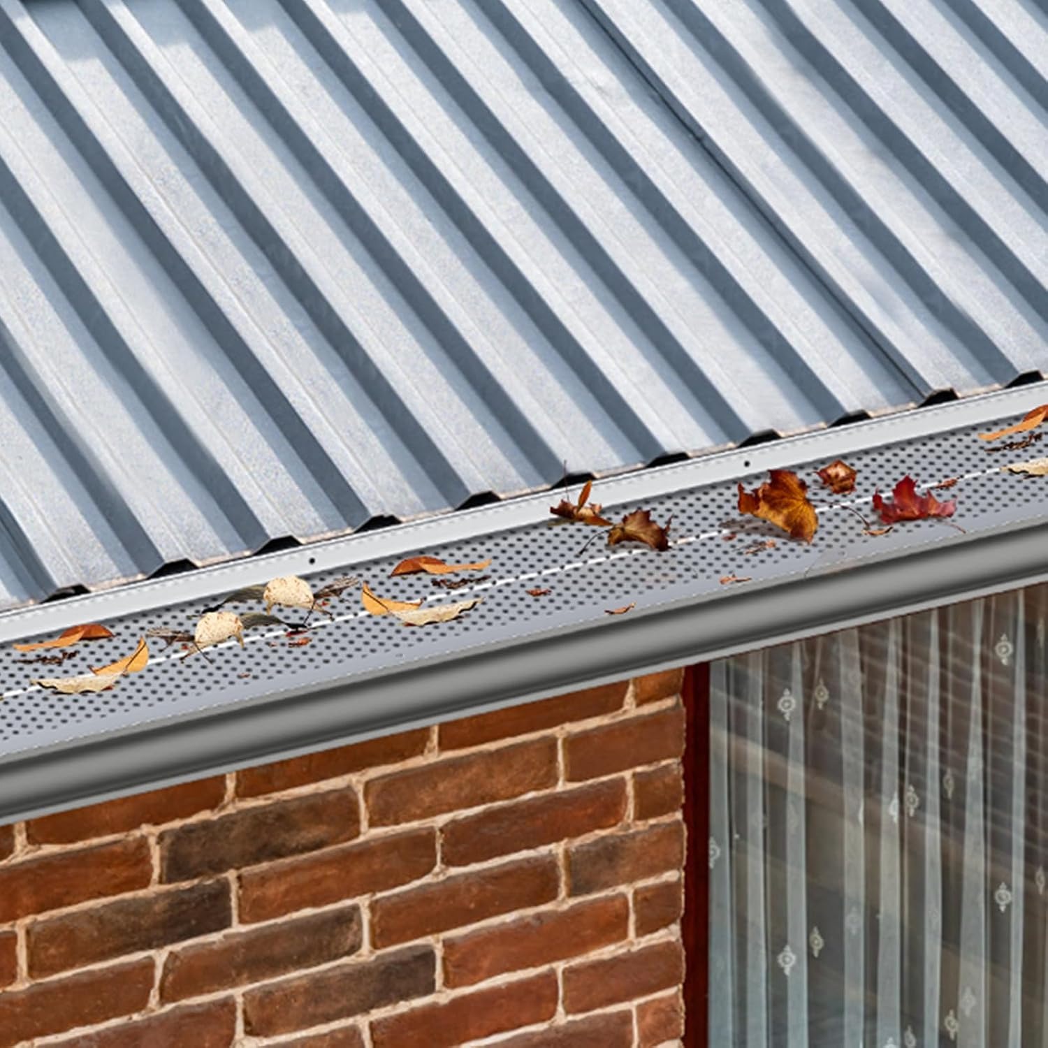 Aluminum Gutter Guard Panels 5 in x 52 ft (13-Pack): image 9