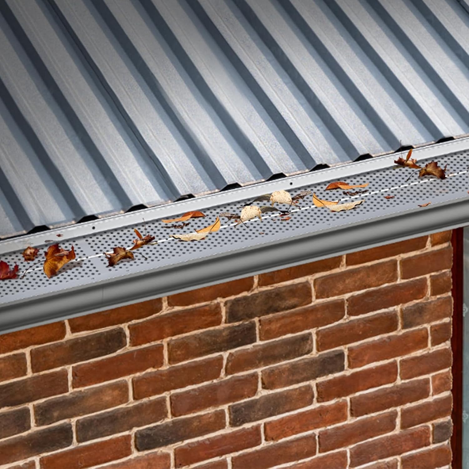 Aluminum Gutter Guard Panels 6 Inch x 104 ft: image 8