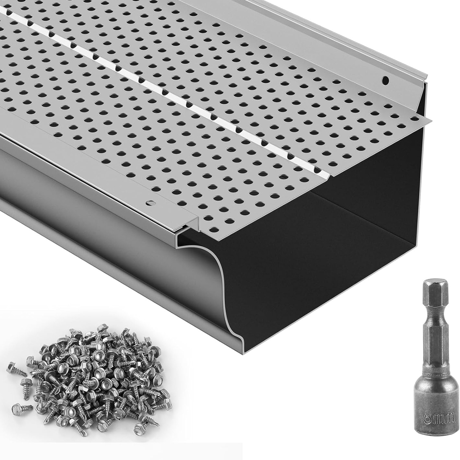 Aluminum Gutter Guard Panels 6 Inch x 104 ft