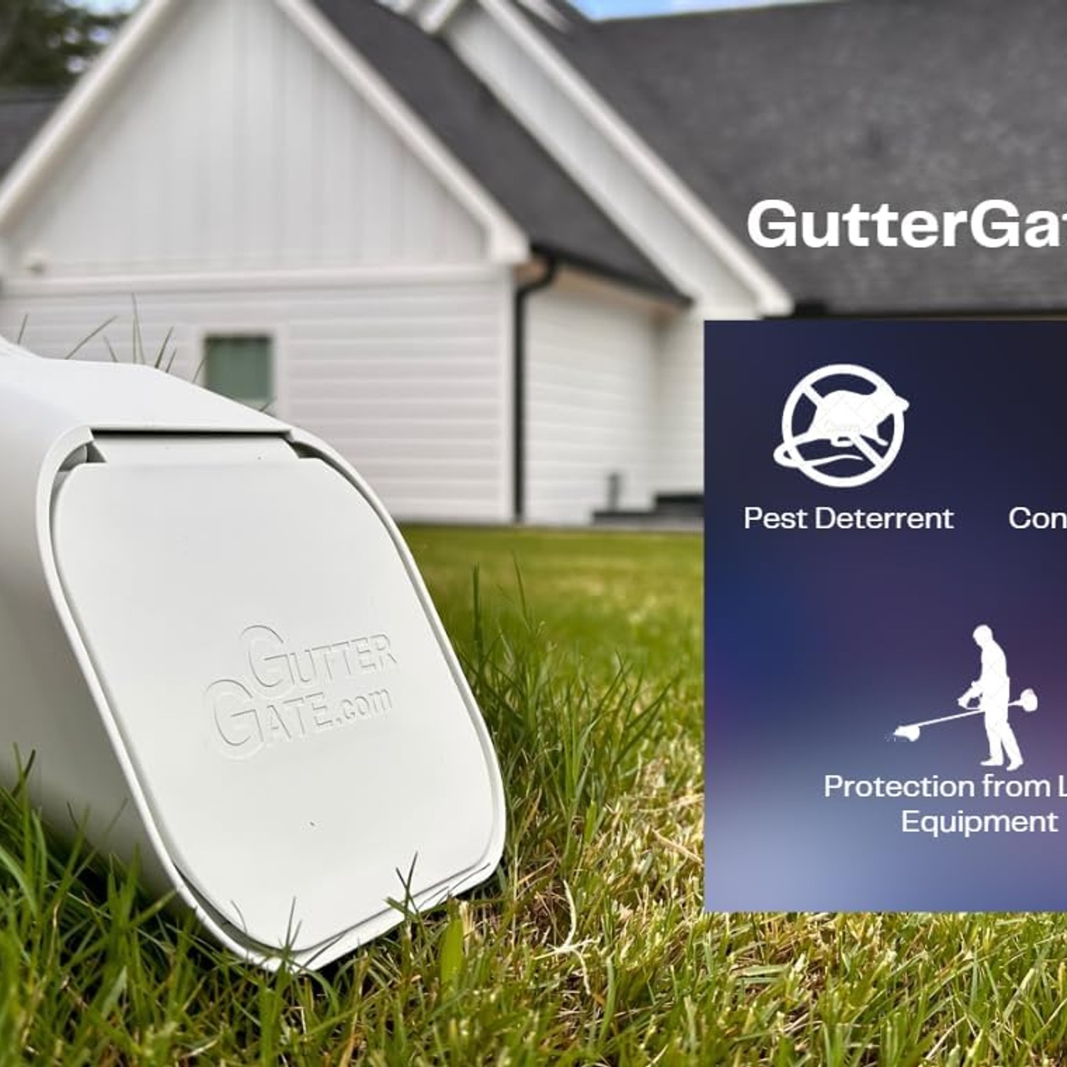GutterGate 3x4 Type-A Downspout Leaf Gate: image 6