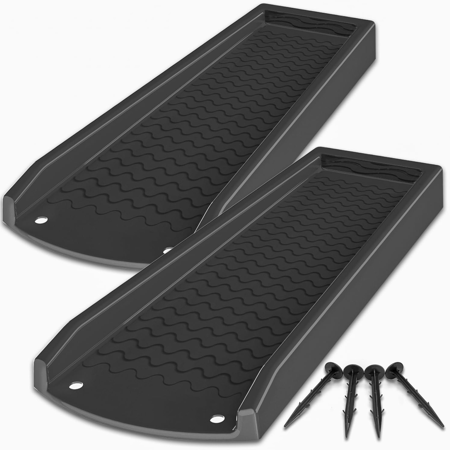 24 Inch Downspout Splash Block, 2 Pack