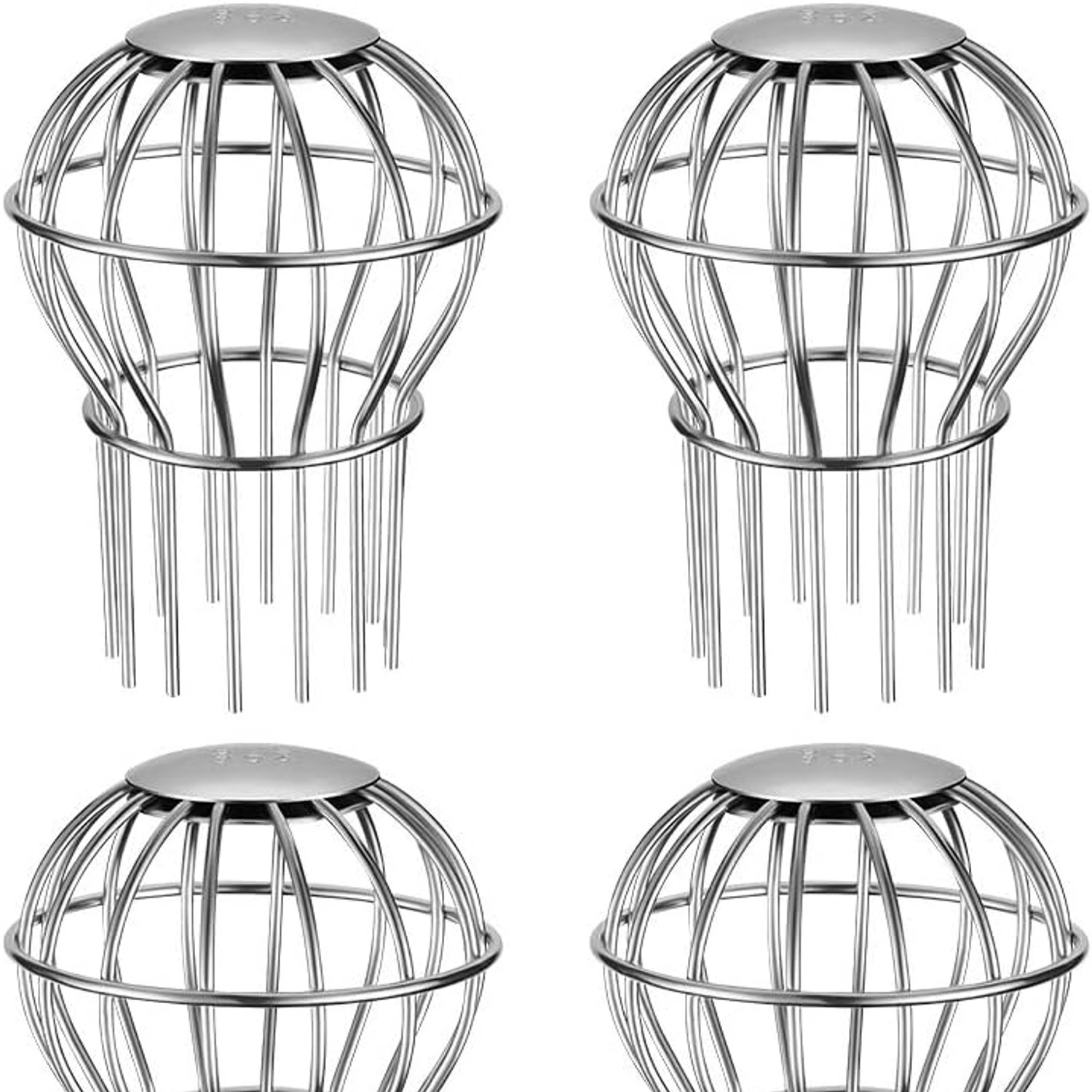 Stainless Steel Downspout Strainer 3 Inch (4 Pack)