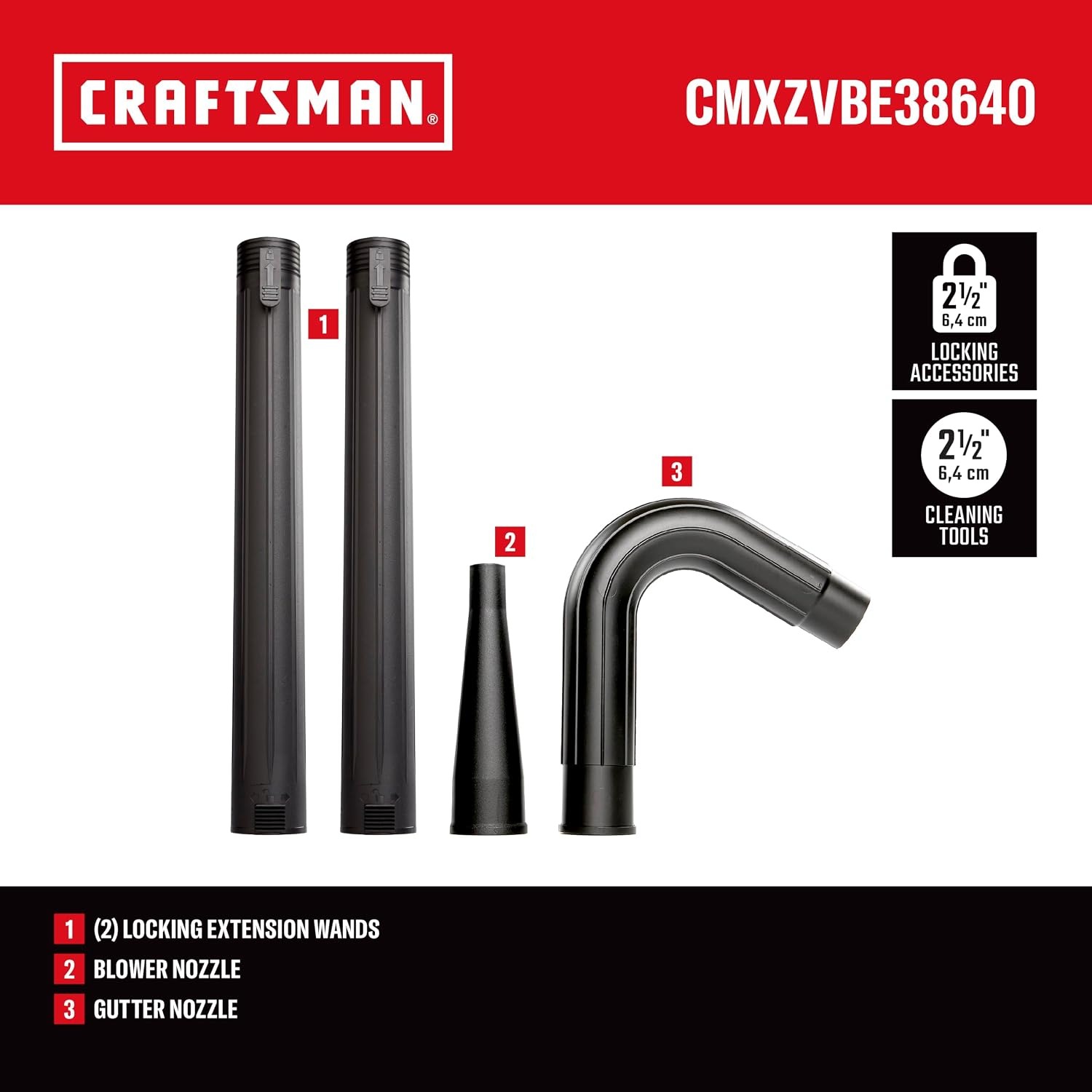 Gutter Cleaning Vacuum Attachment Kit: image 3
