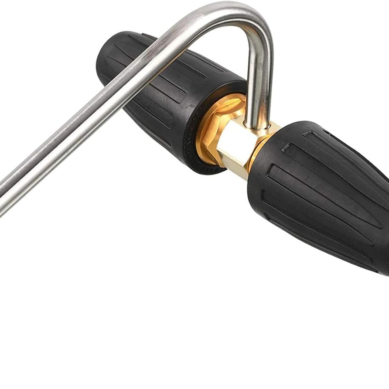 Pressure Washer Gutter Cleaner Attachment with Twin Turbo Nozzles