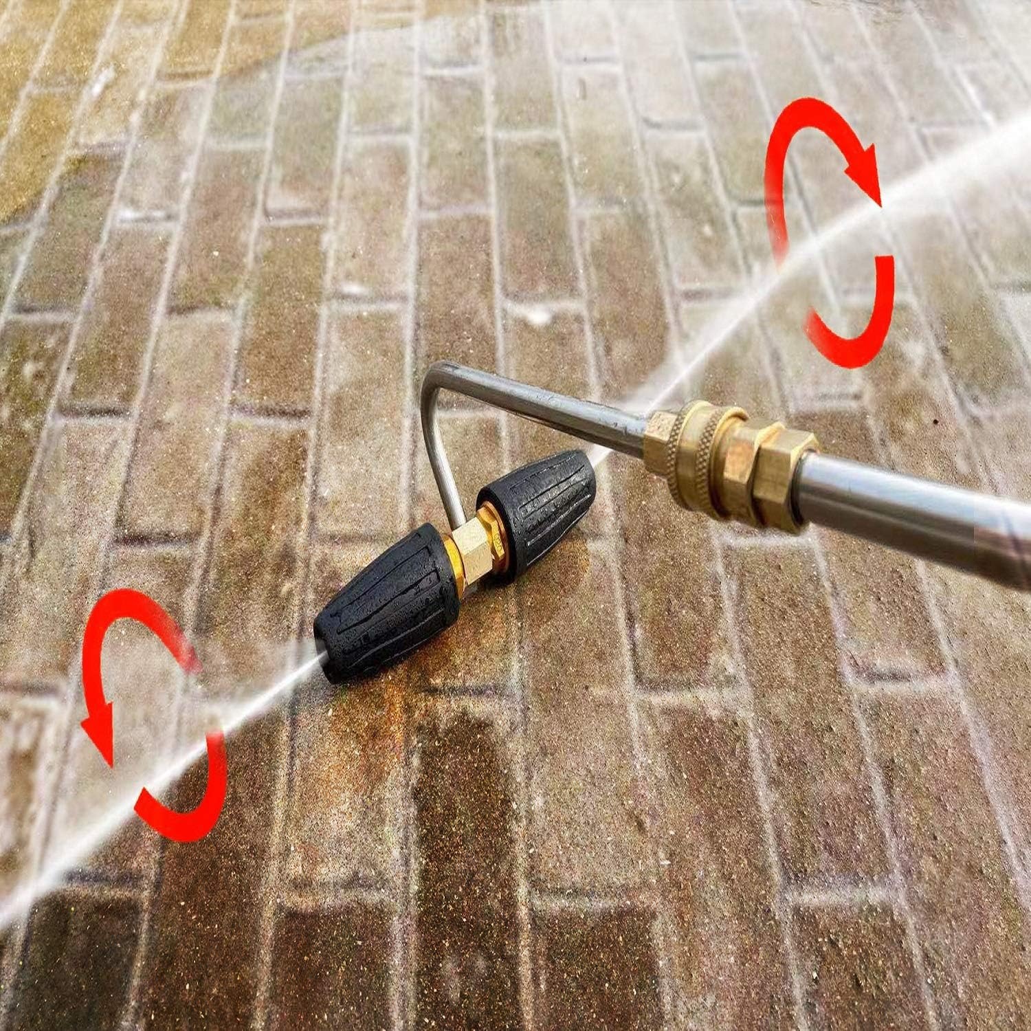 Pressure Washer Gutter Cleaner Attachment with Twin Turbo Nozzles: image 5