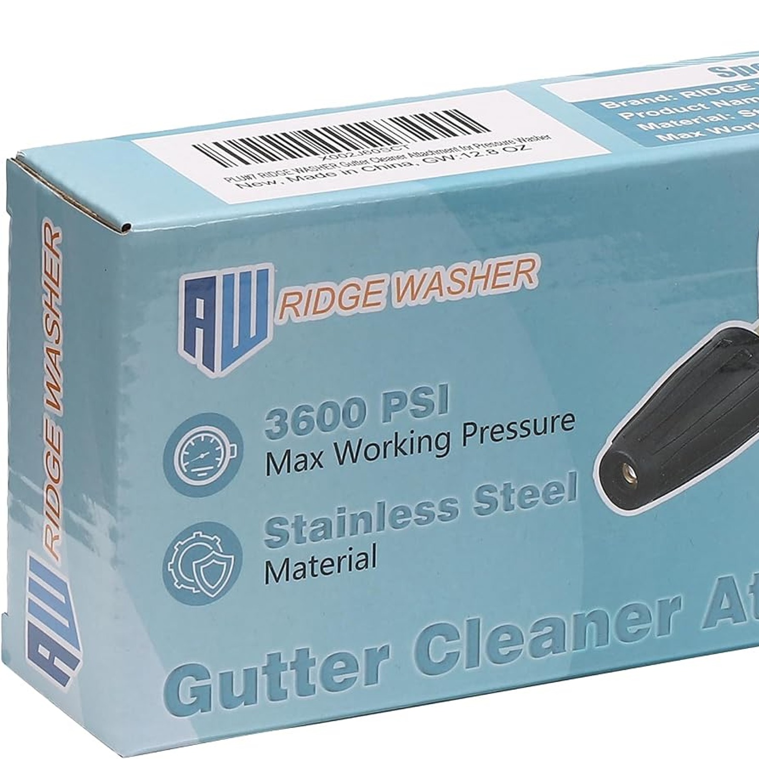Pressure Washer Gutter Cleaner Attachment with Twin Turbo Nozzles: image 6