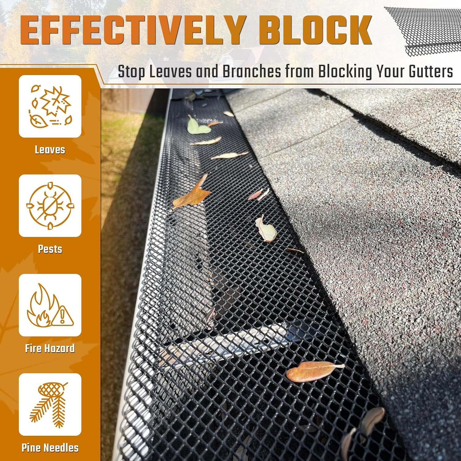 Lock-In Steel Micro Mesh Gutter Guard 6 Inch 120 ft: image 2