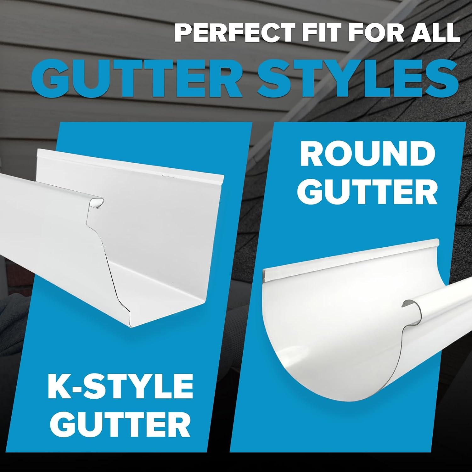 Micro Mesh Gutter Guard Kit, 5 Inch, 48 ft Coverage: image 5