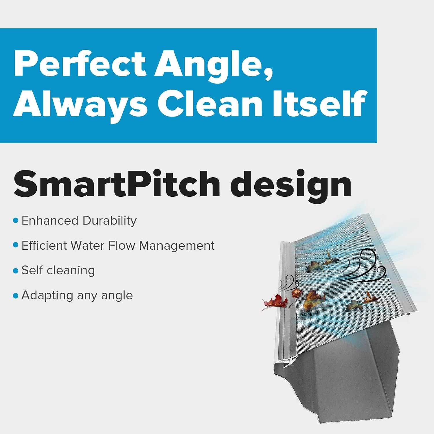 Micro Mesh Gutter Guard Kit, 5 Inch, 48 ft Coverage: image 7