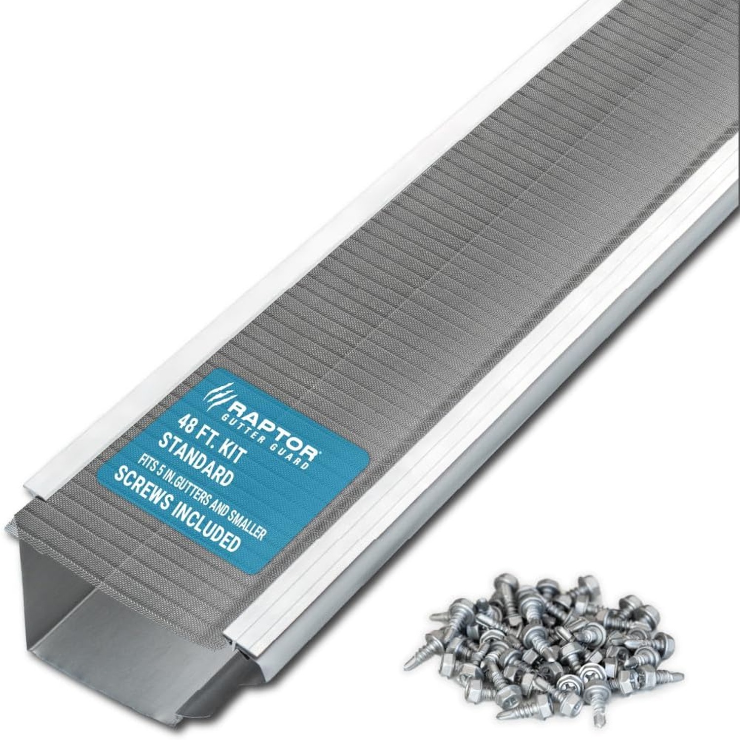 Stainless Steel Micro-Mesh Gutter Guard 5 Inch 48 ft Kit