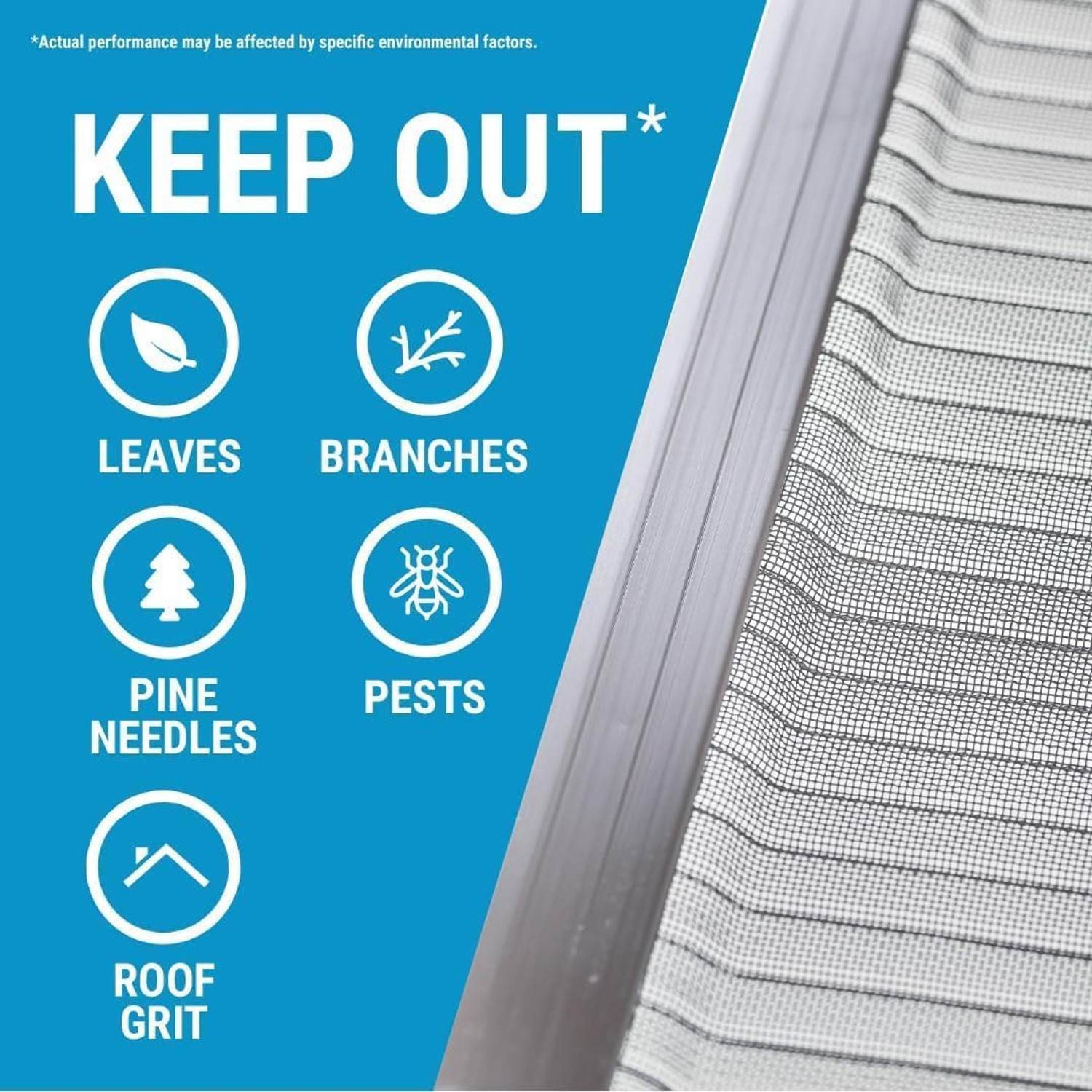 Stainless Steel Micro-Mesh Gutter Guard for 6 Inch Gutters, 48 ft Kit: image 6